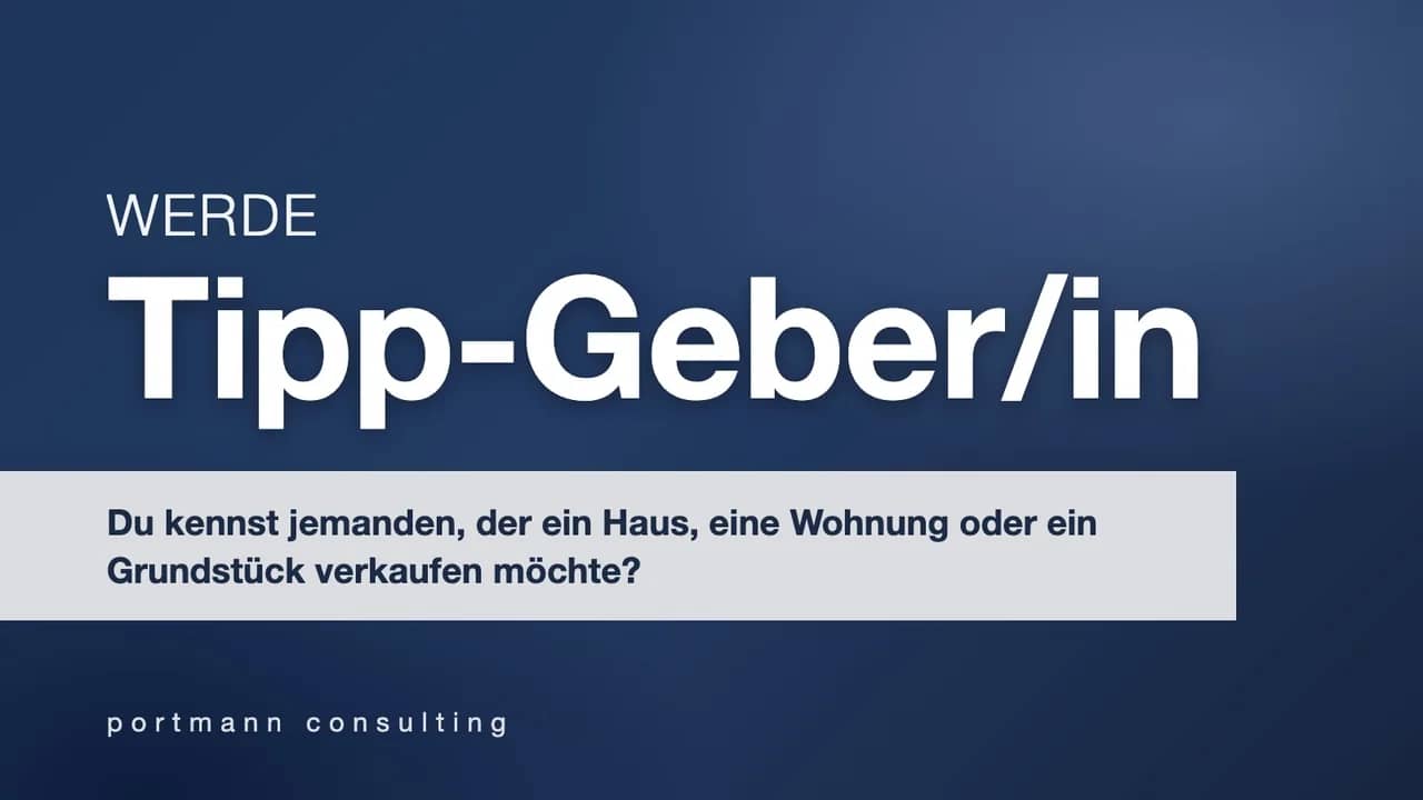 Tipp-Geber werden: wenn du von einem Immobilienverkauf weisst, bevor er öffentlich ist