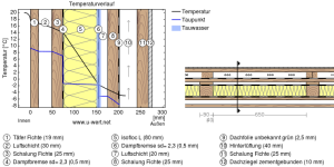 Temperaturverlauf Tannegg Dachschräge Isofloc Dämmsack.png
